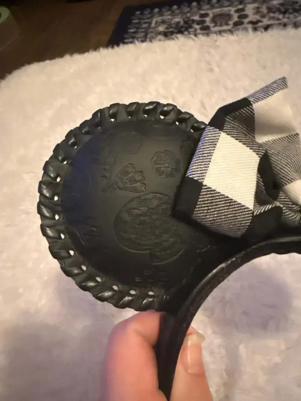 Disney Parks The Nightmare Before Christmas Jack Skellington Embossed Faux Leath